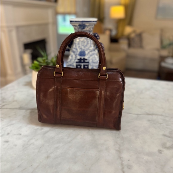 Brahmin Handbags - 🤎 VINTAGE BRAHIM DINA LEATHER SATCHEL!